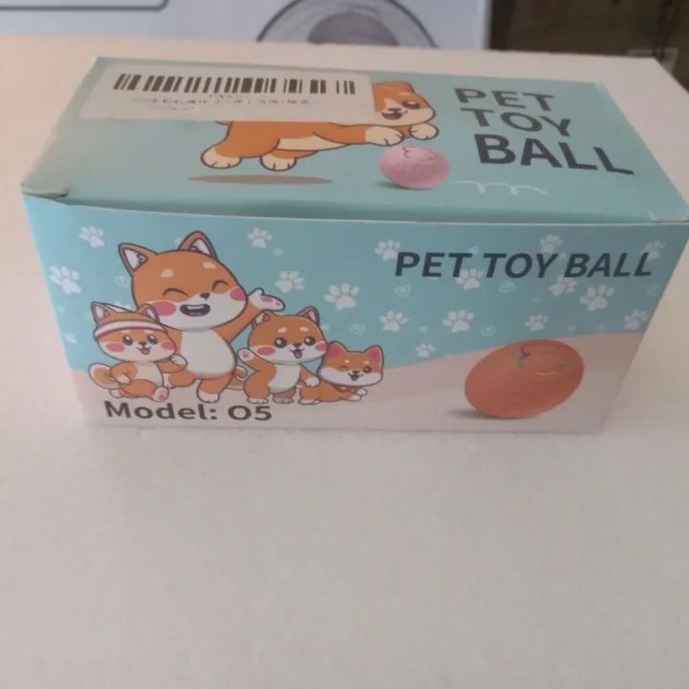 2 Pcs Dog or Cat Toy Balls, Self Rolling Auto Bouncing Rotating Sphere with Paw